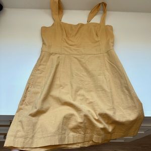 Abercrombie Size Medium Mini Yellow Dress